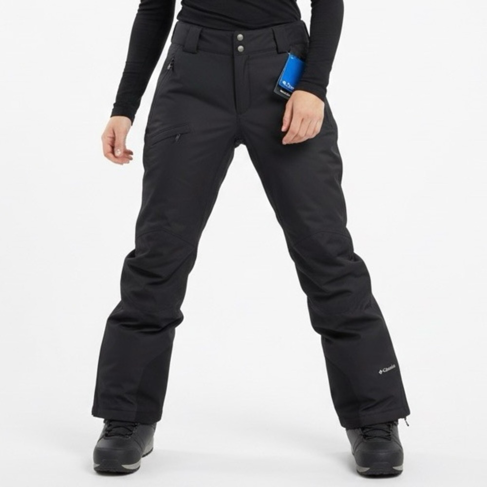 Columbia Bugaboo Black Snow Pants Omni Heat Ski Pants Womens Plus Size 3X Short